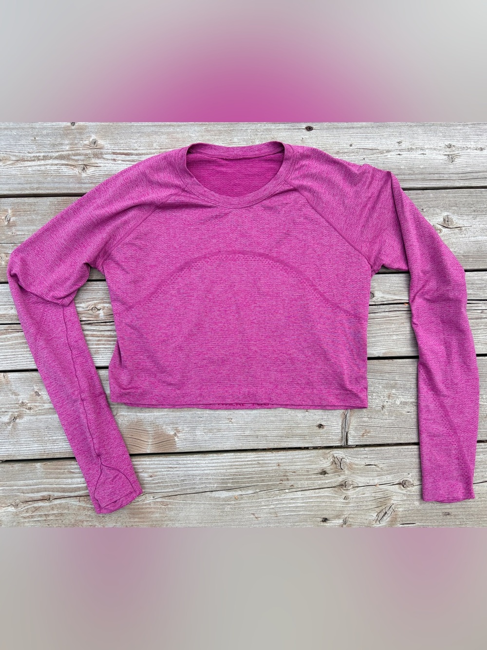 lululemon athletica Swiftly Tech Cropped Long sleeve 2.0 WLDB